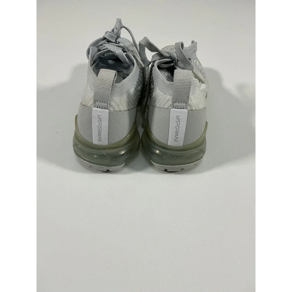 Nike Air VaporMax Flyknit 3 Pure Platinum Gray Running Shoes Women's Size 5.5